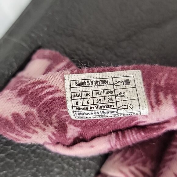 Sanuk yoga sling Ella print collection cotton sandals Women's Size 8 - Picture 6 of 8